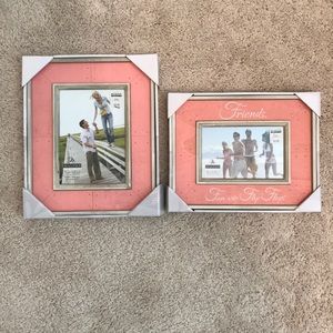 NWT Pink Rustic Photo Frames
